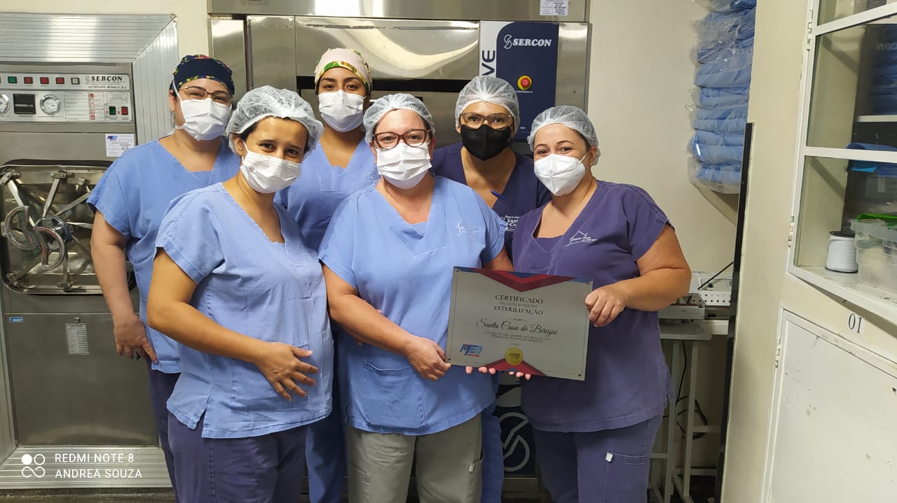 A Irmandade Santa Casa de Birigui teve seu certificado de Qualidade em Esterilização renovado