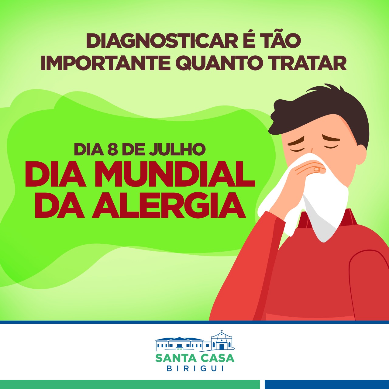 8 de julho, dia Mundial da Alergia