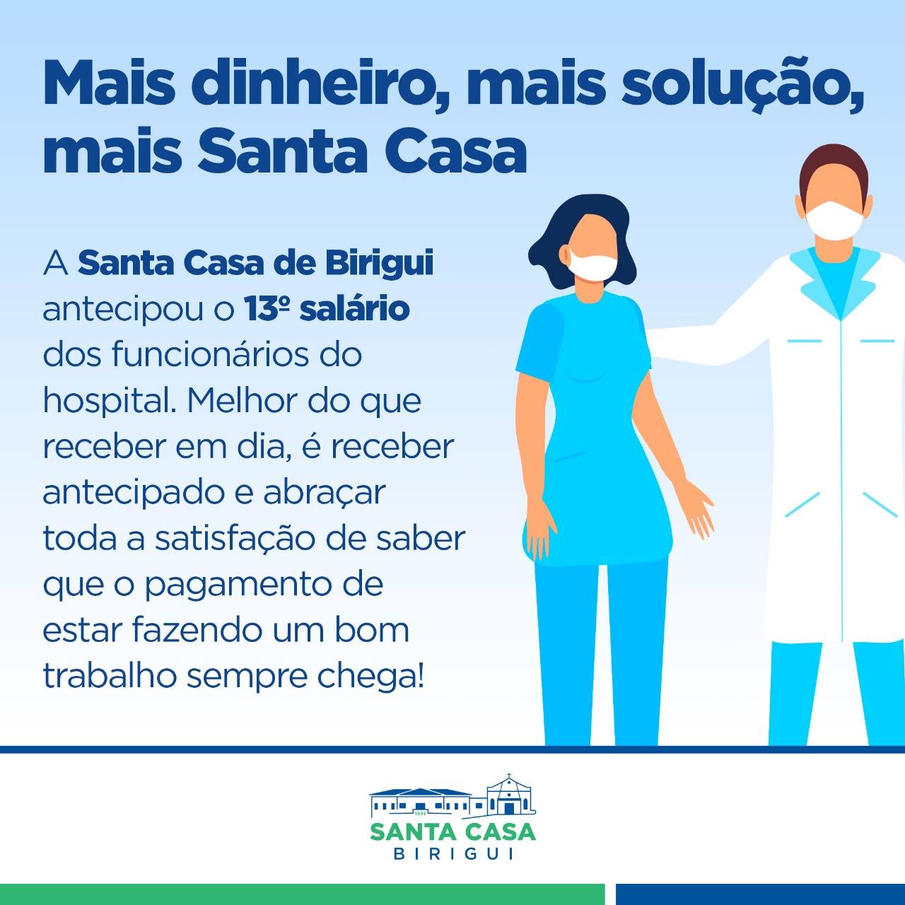 Santa Casa de Birigui antecipa pagamento de 13º