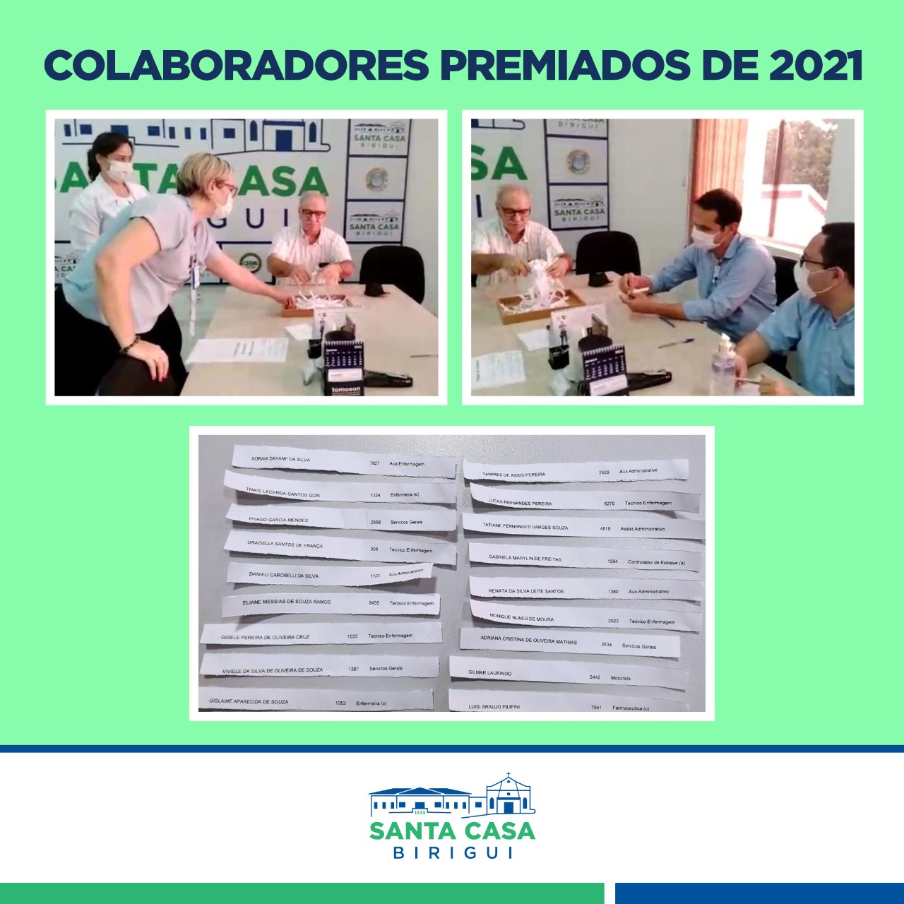 Colaboradores Premiados de 2021