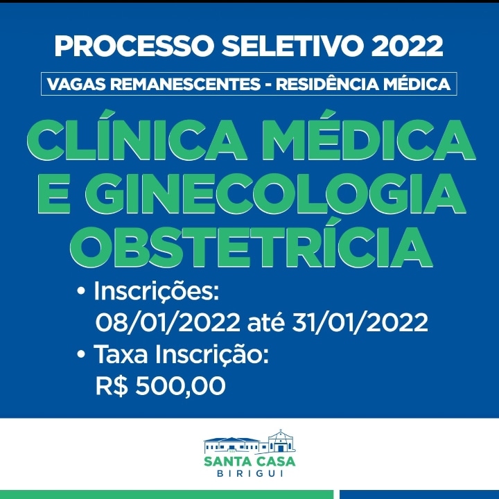 Processo Seletivo para vagas de residência médica