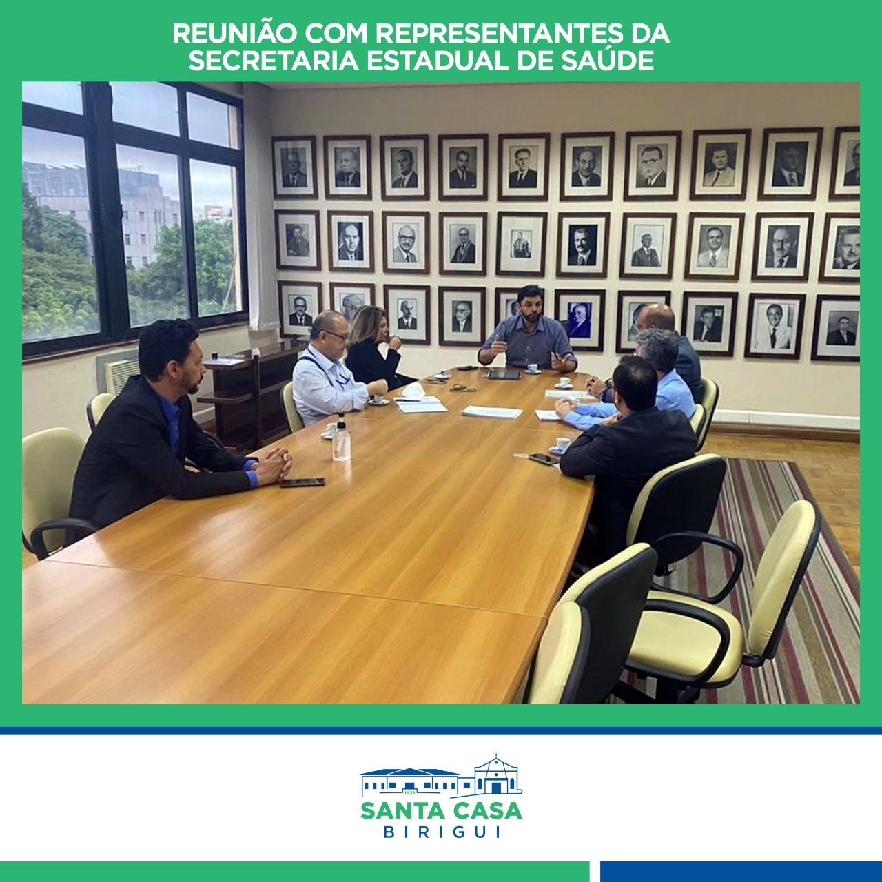 Reunião com representantes da Secretaria Estadual de Saúde