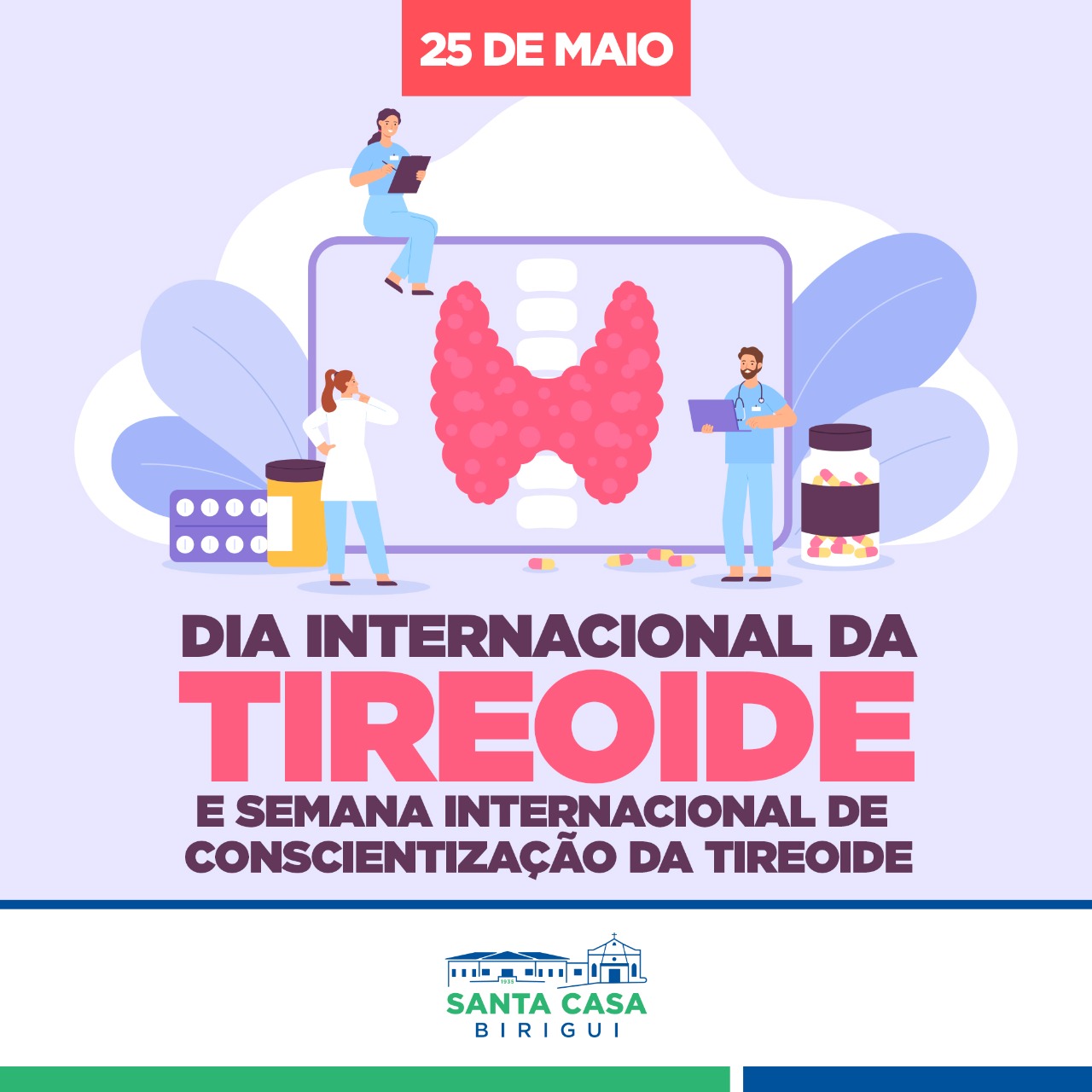25 de maio – Dia Internacional da Tireoide