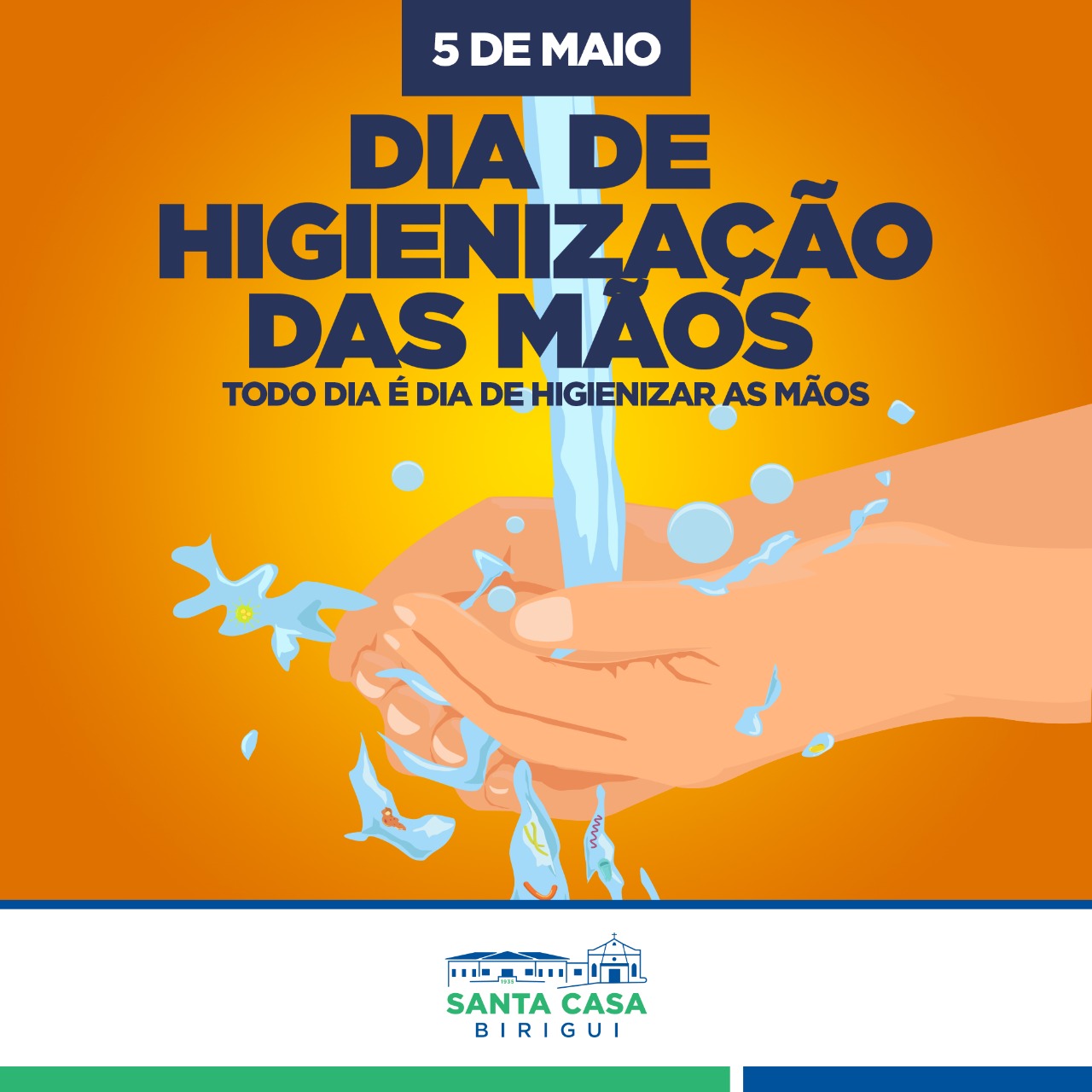 06 de maio – Dia de Higienização das Mãos