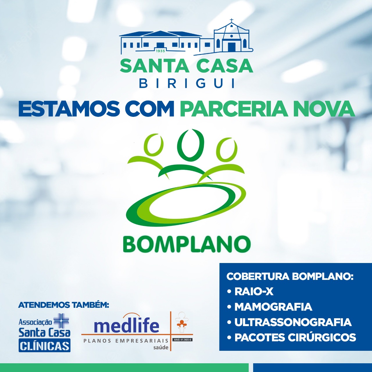 Estamos com parceria nova!