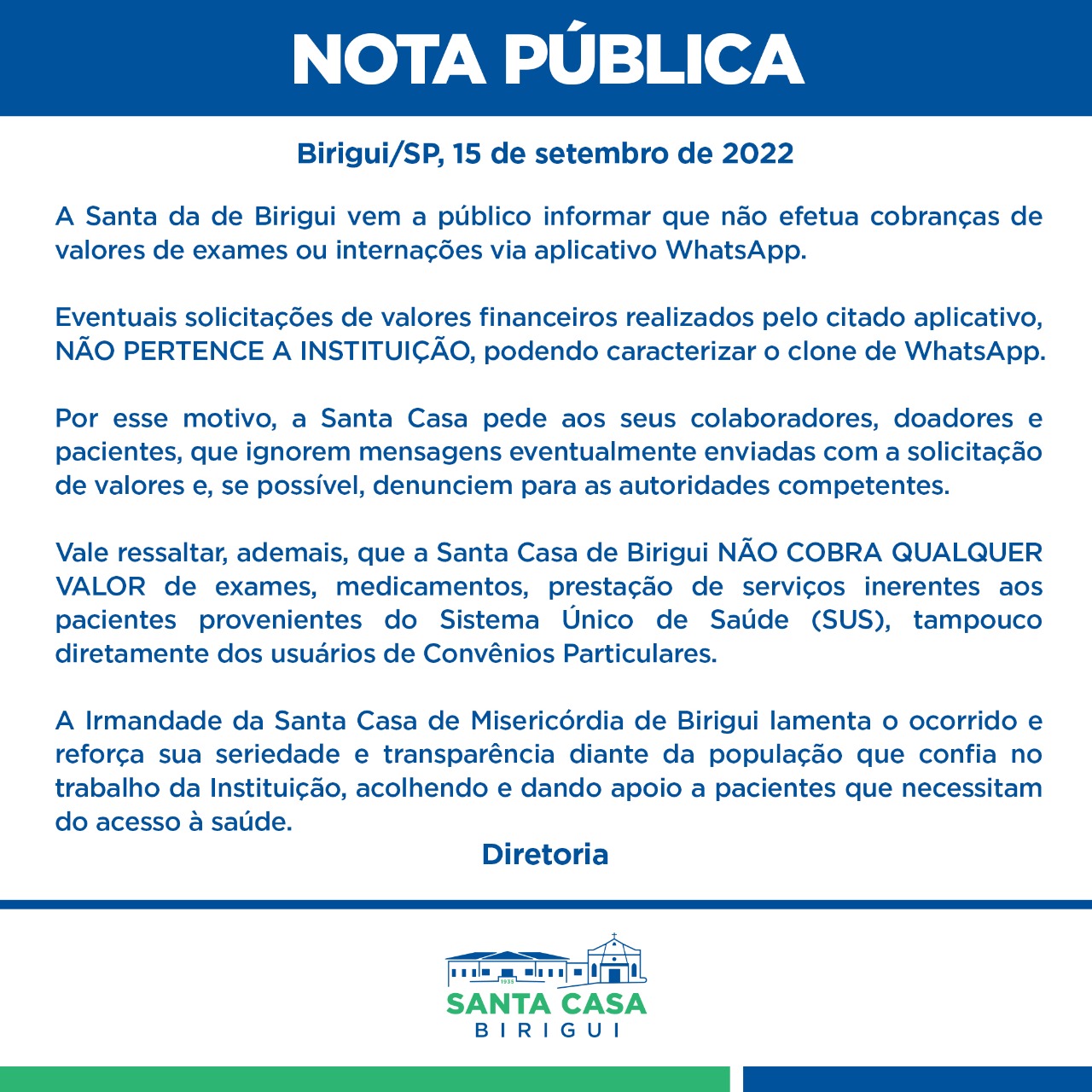 Nota de Esclarecimento