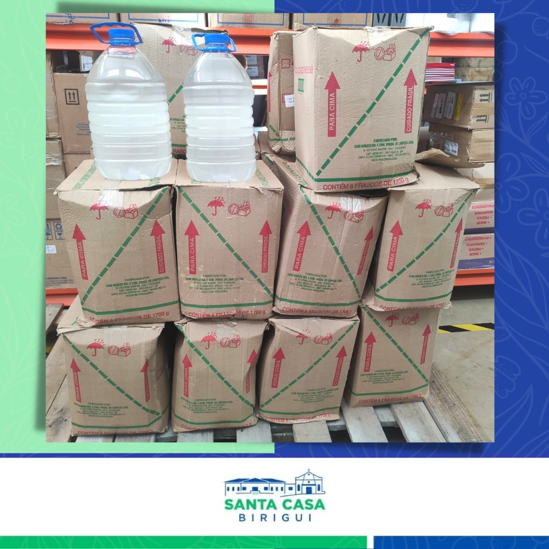 Doação de Álcool em Gel