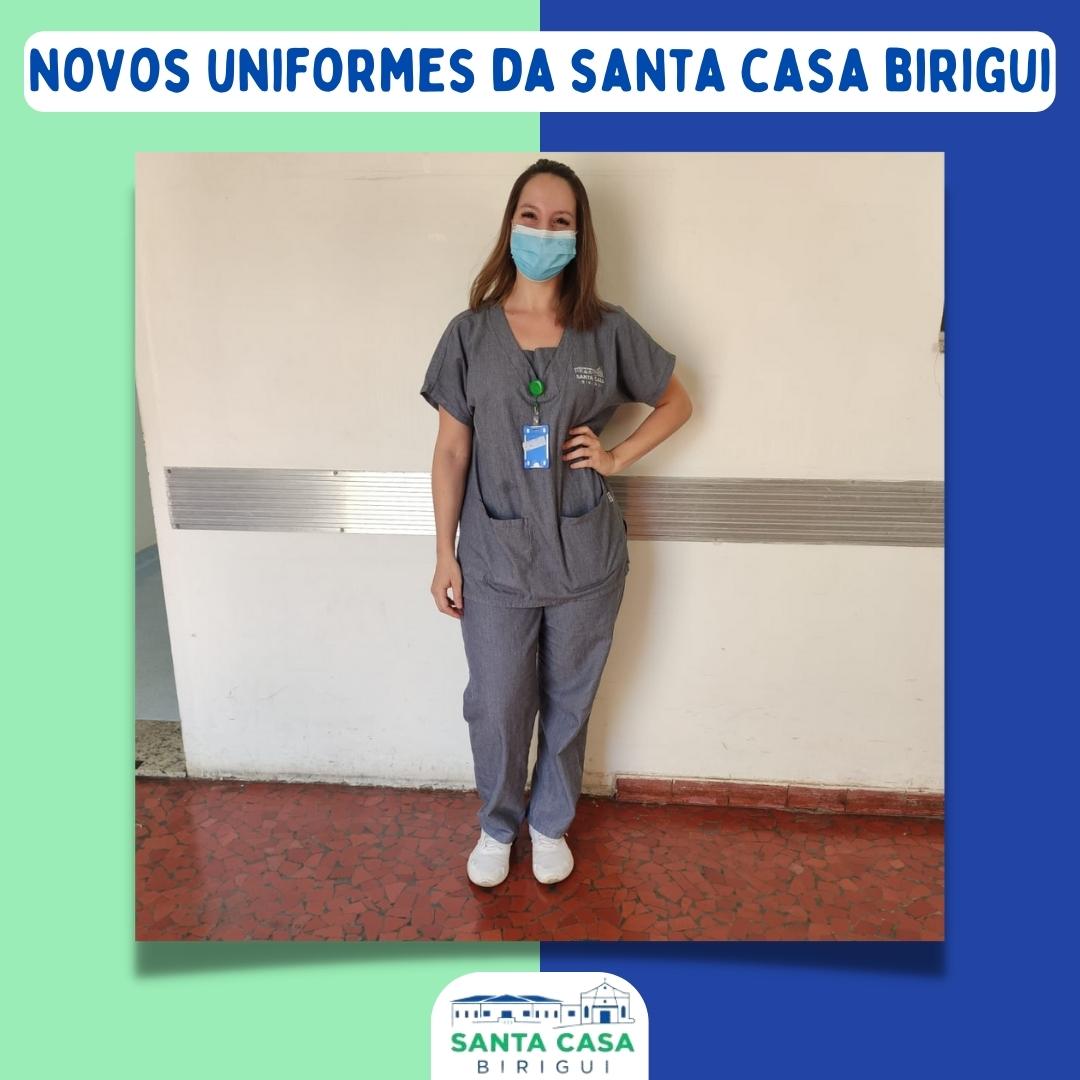 Novos Uniformes da Santa Casa Birigui