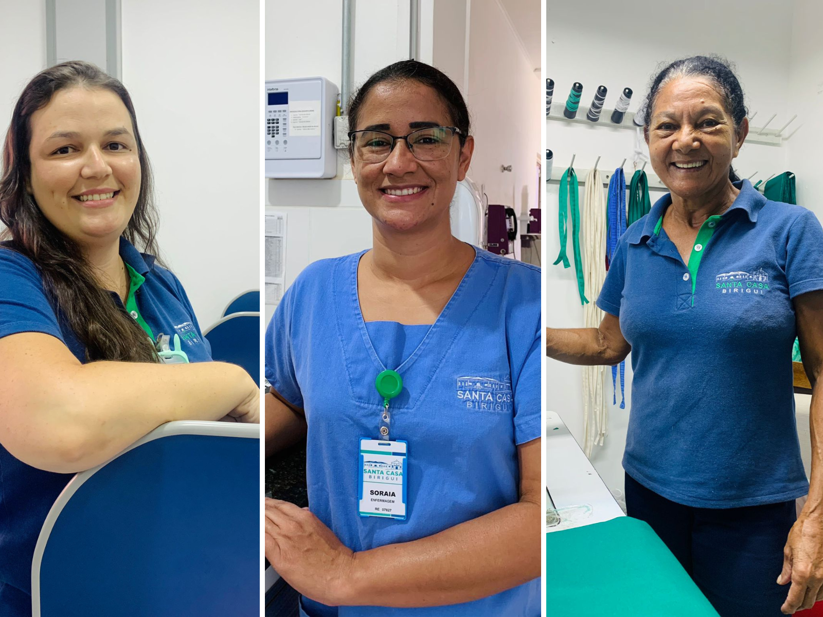 Protagonismo feminino: mulheres são a principal força de trabalho na Santa Casa de Birigui