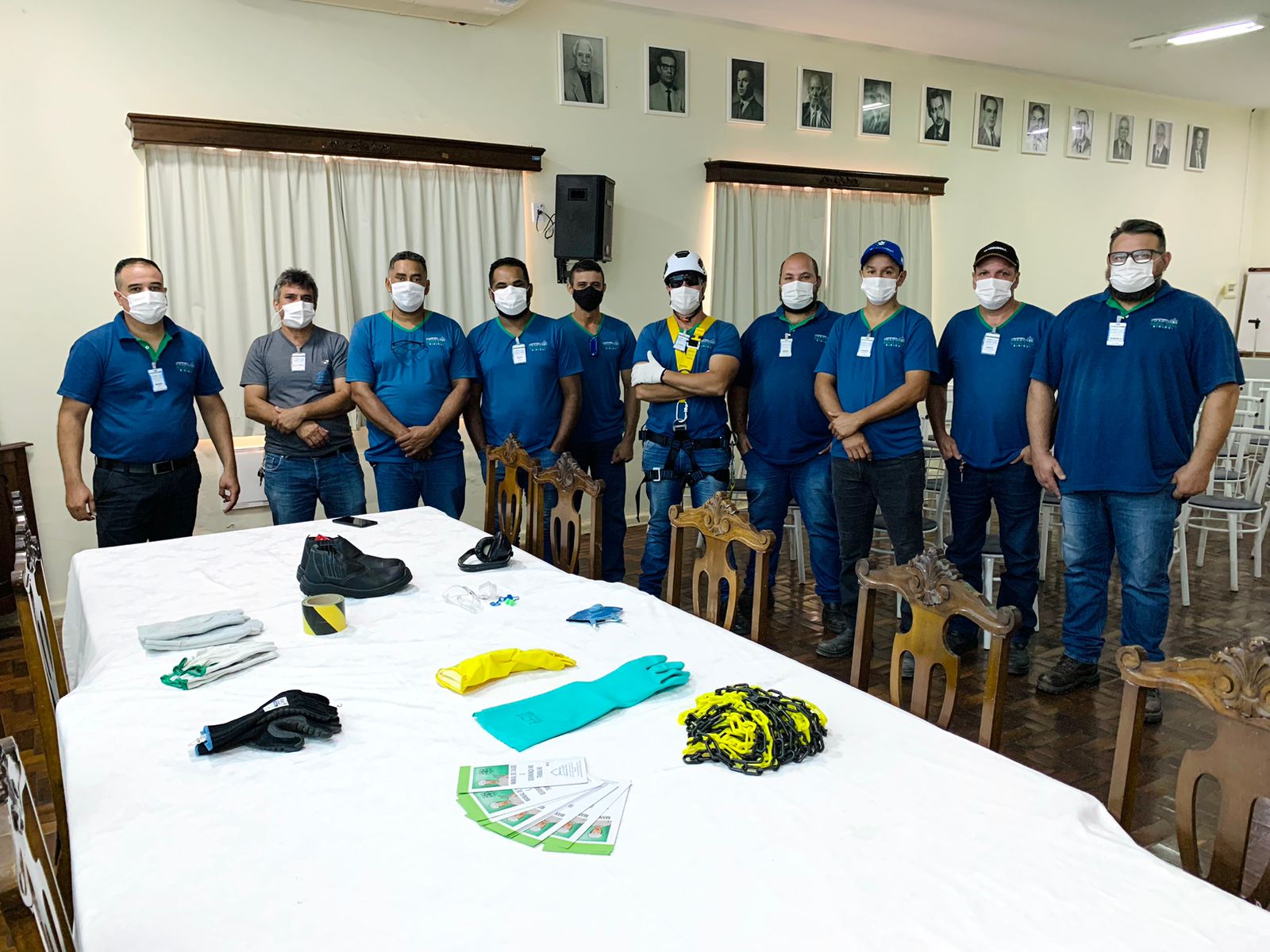 Colaboradores recebem capacitação sobre normas de segurança do trabalho