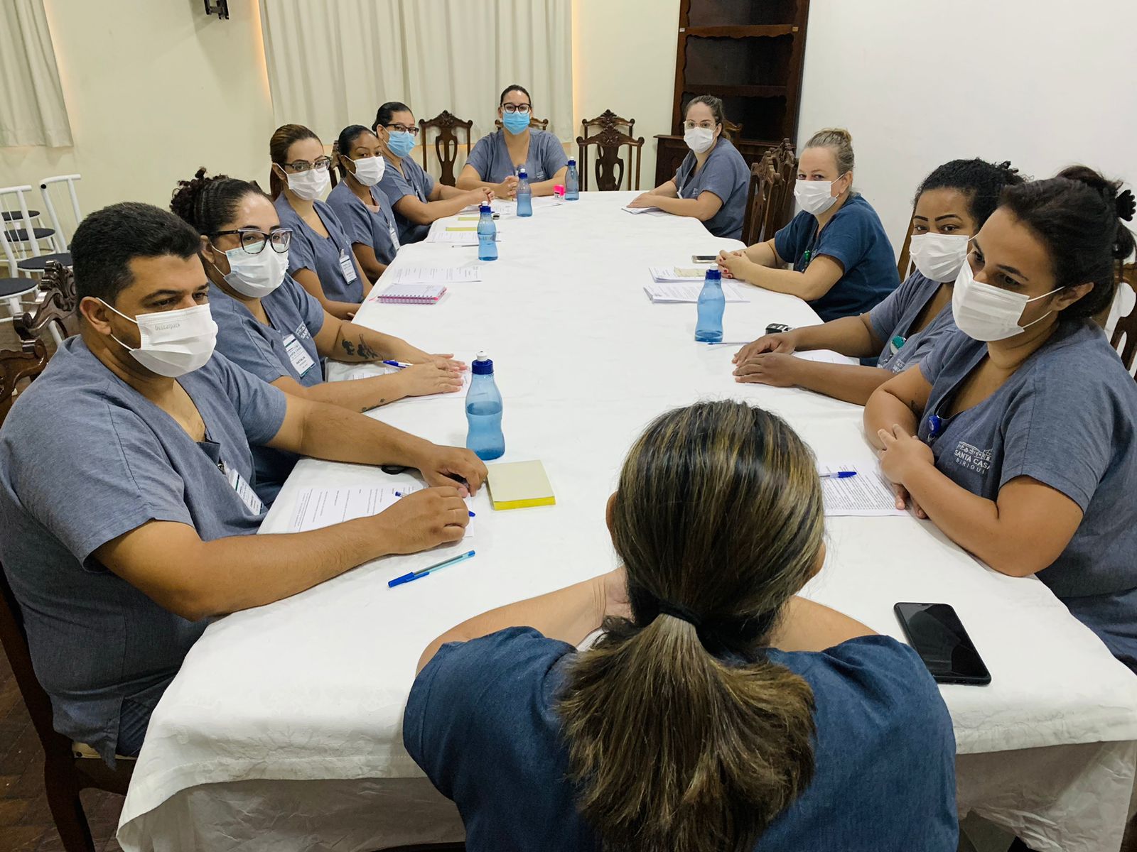 Novos colaboradores da Santa Casa de Birigui participam de atividades de integração