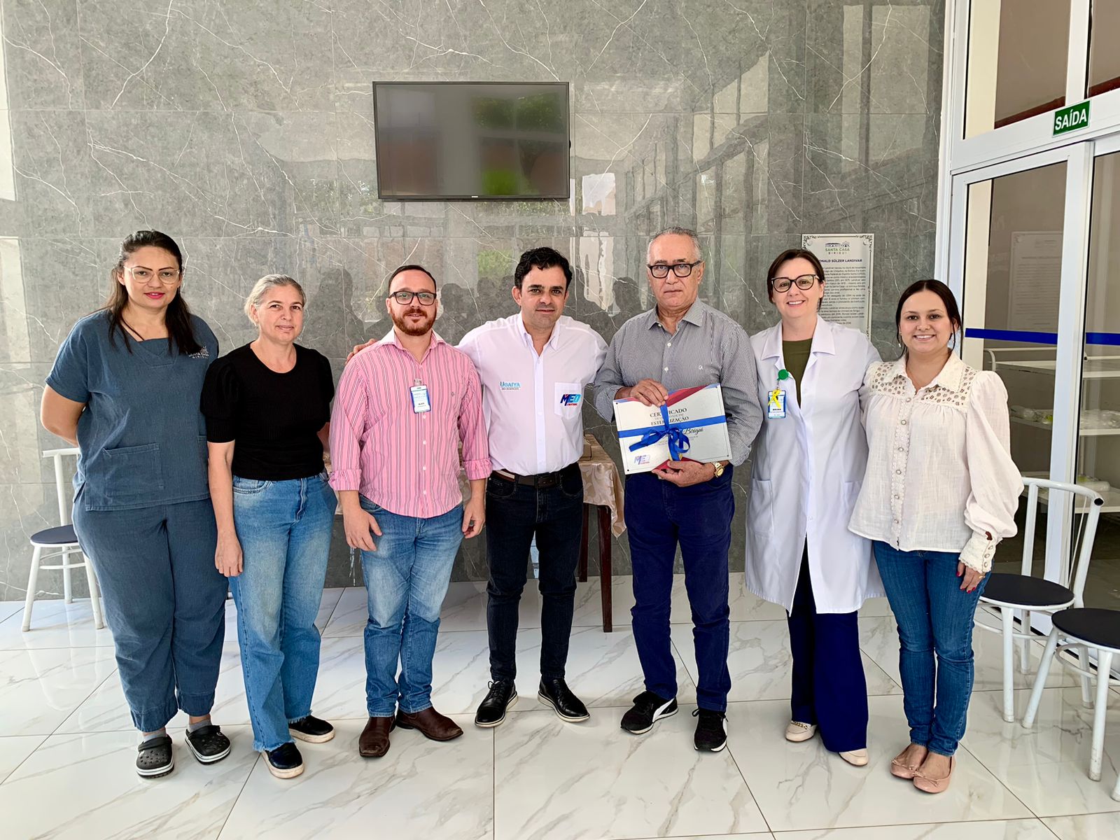 Santa Casa recebe certificado de qualidade em esterilização de materiais cirúrgicos