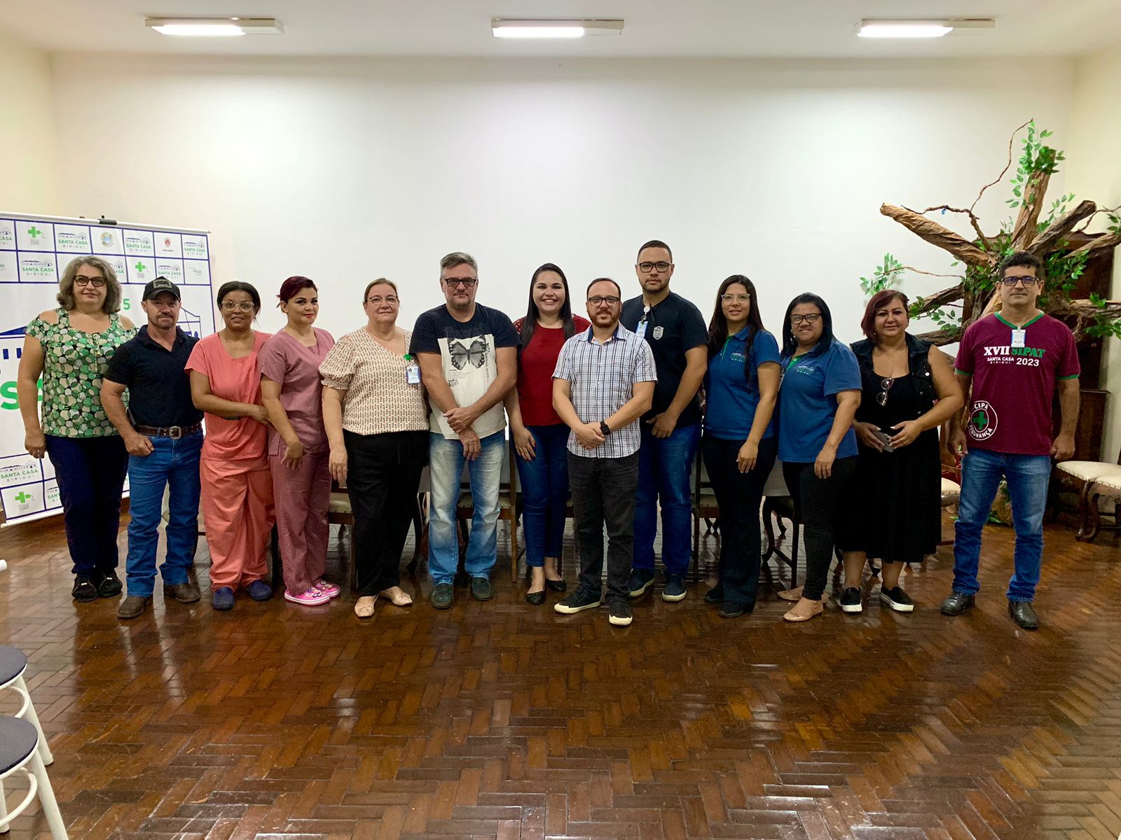 Membros da Cipa da Santa Casa de Birigui são empossados para a gestão 2024